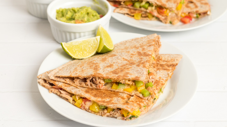 guacamole tuna quesadilla