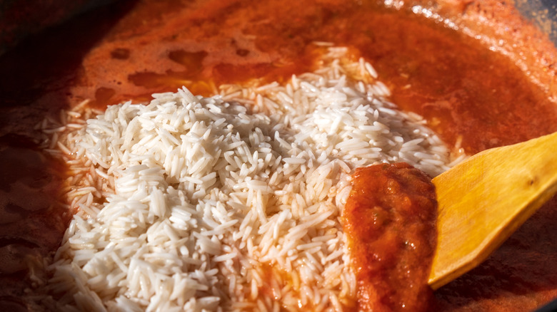 rice with tomato puree