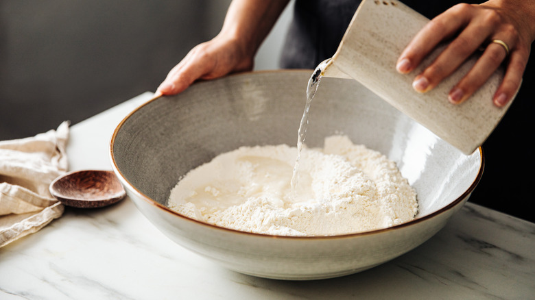 Woman baking 