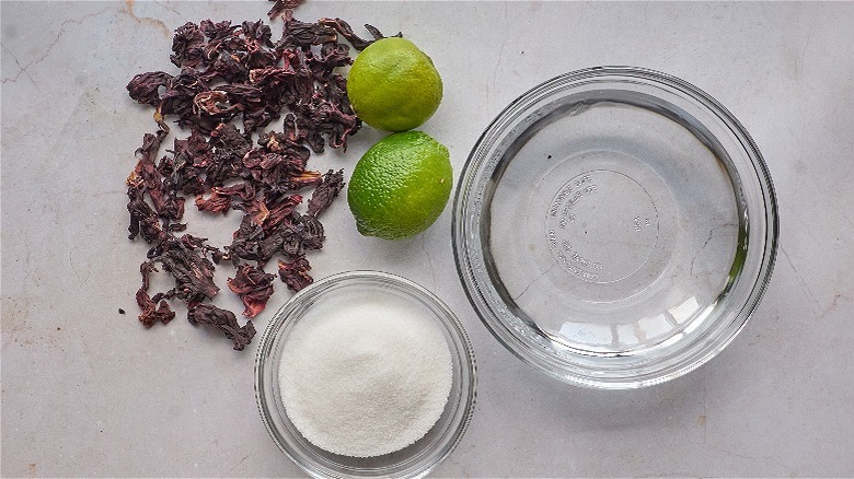 ingredients on a table