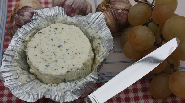 open package of Boursin cheese