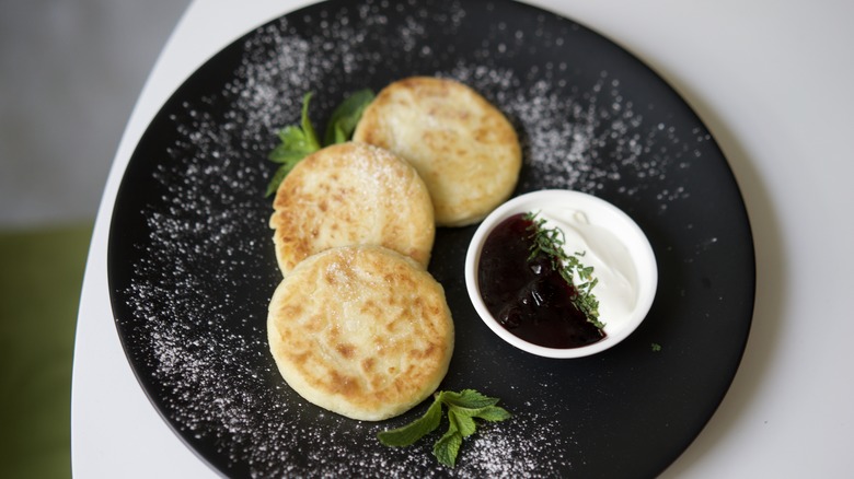 cheese plated on dish