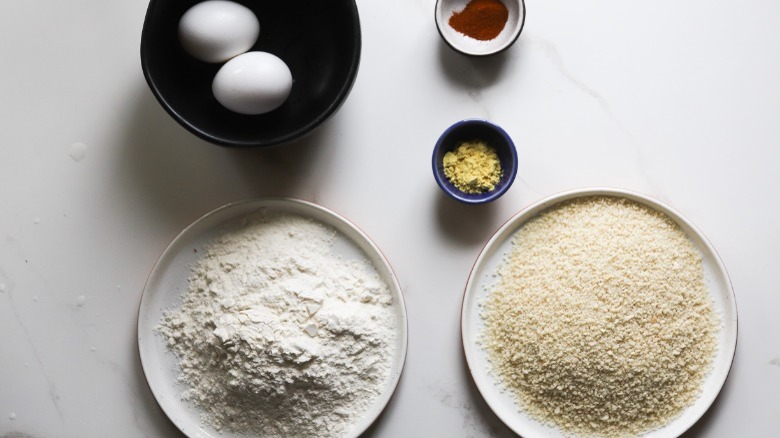 Breading ingredients for chicken