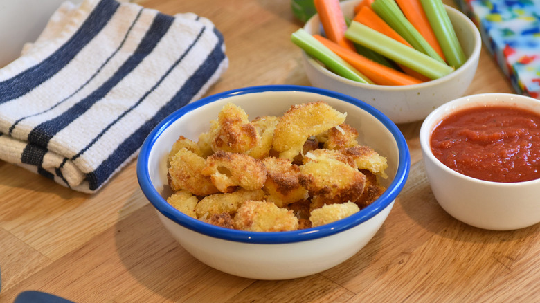 cheese curds in bowl