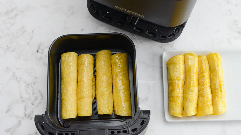 rolled taquitos in air fryer