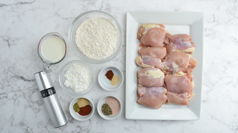 fried chicken ingredients 