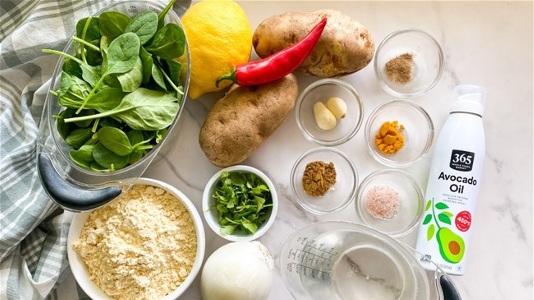 ingredients on table