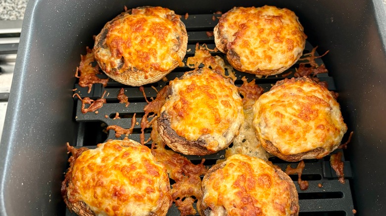 stuffed mushrooms in air fryer