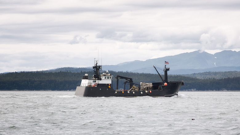 crab fishing boat in Alaska