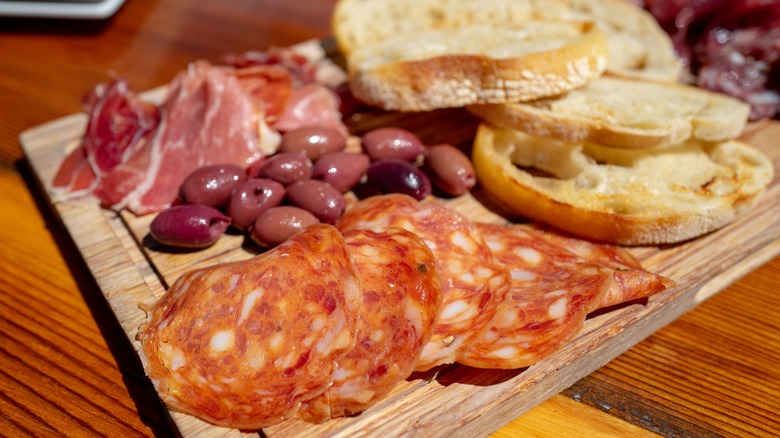 charcuterie board