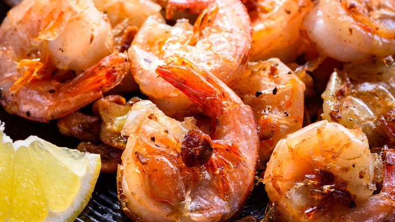 garlic seared shrimp