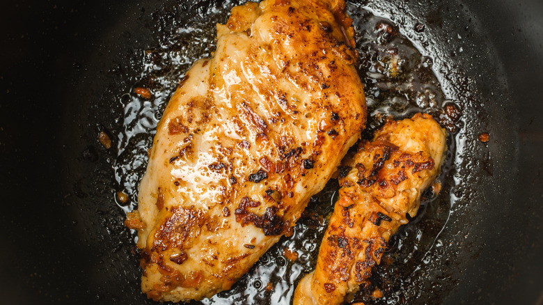 slow cooked chicken breast