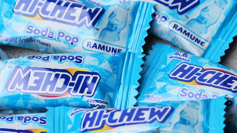 Ramune Hi-Chews blue wrapper