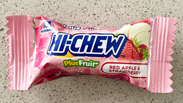 Red Apple Strawberry Hi-Chew wrapper