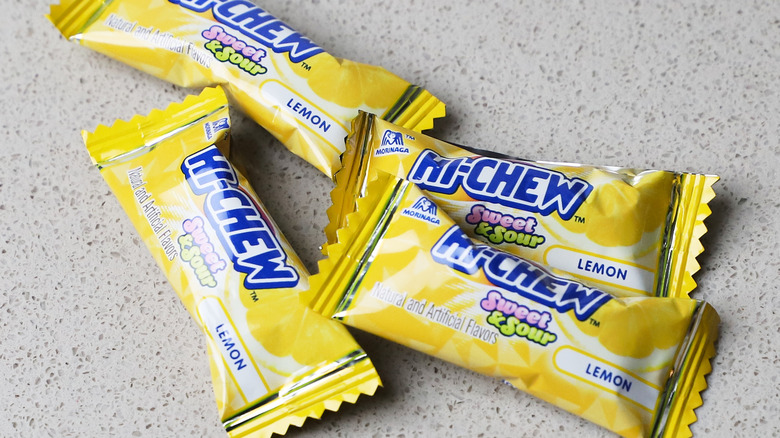 Sweet & Sour Lemon Hi-Chew wrappers