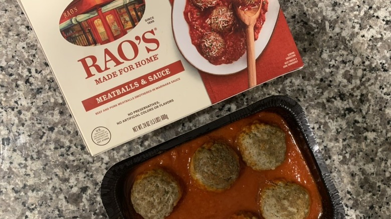 rao's meatballs and marinara sauce