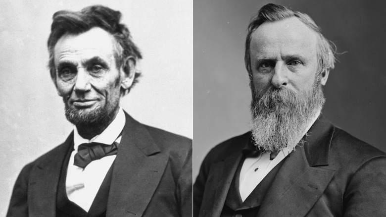 Abraham Lincoln and Rutherford B Hayes