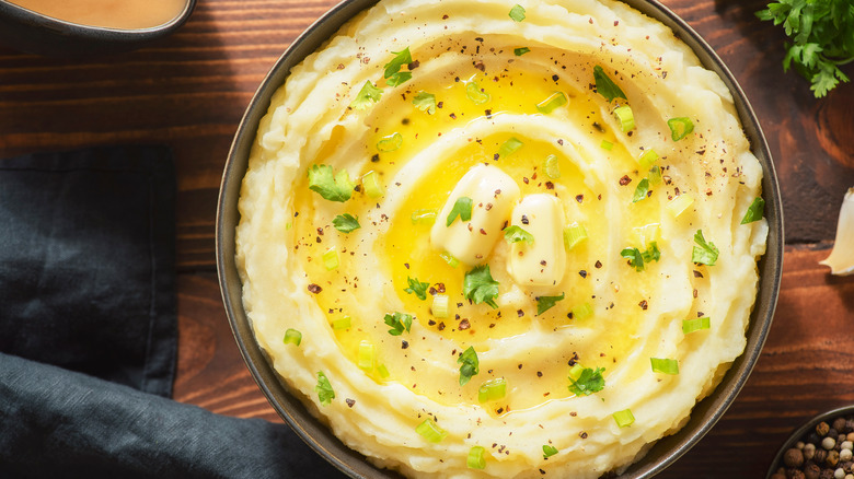 Creamy, buttery mashed potatoes