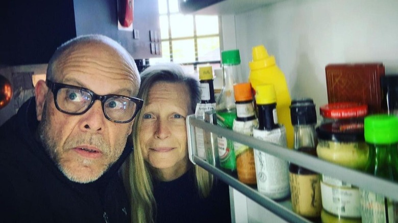 Alton Brown and Elizabeth Ingram 