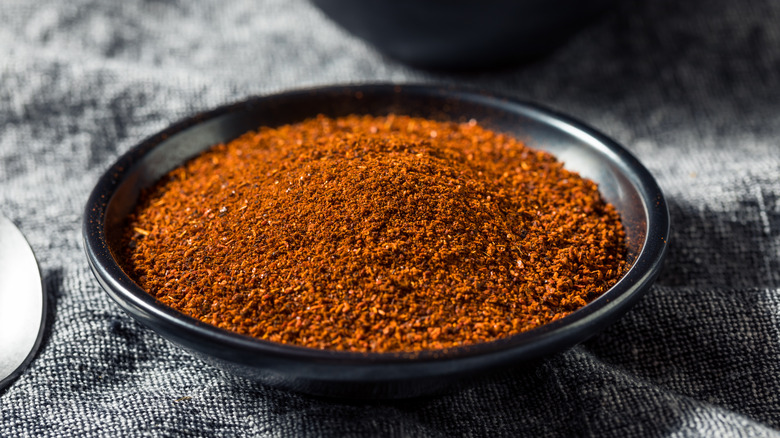 small dish of smoked paprika