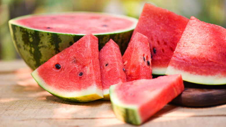 slices of watermelon