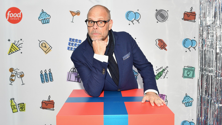 Alton Brown pictured at an event