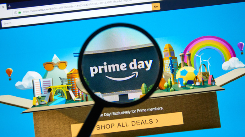 Amazon Prime Day webpage