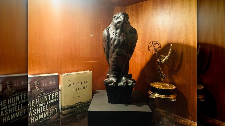 John's Grill Maltese Falcon shrine