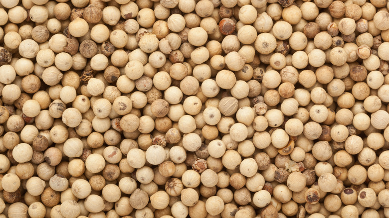 white peppercorns