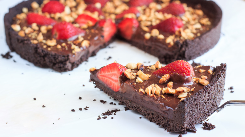 Chocolate crumb crust 