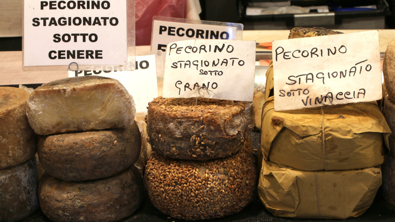 cheese with italian labels