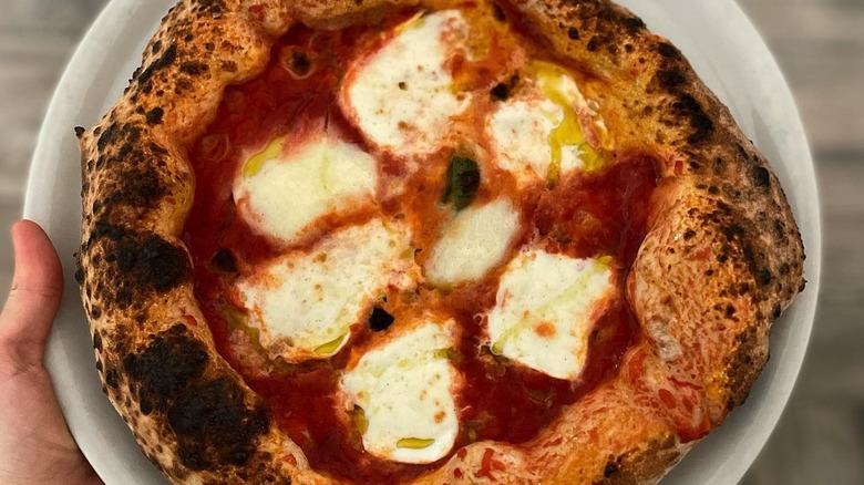 Neapolitan pizza pie