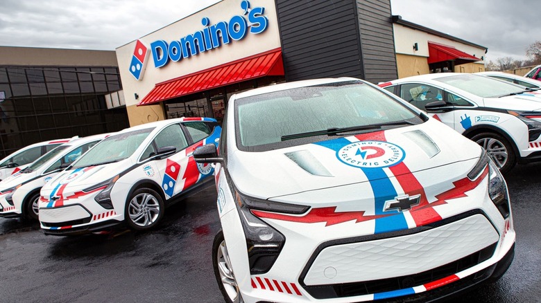 Domino's electric delivery cars