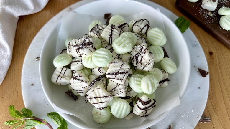 Andes-stuffed cream cheese mints