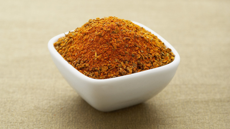 Bowl of spice rub