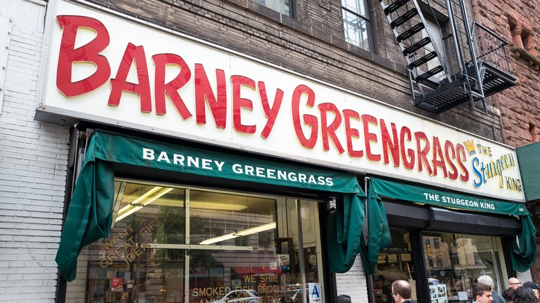 Barney greengrass exterior sign
