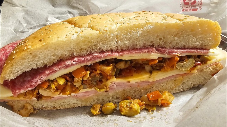 A Verti Marte muffuletta sandwich