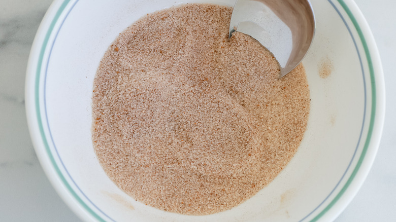 cinnamon sugar in bowl