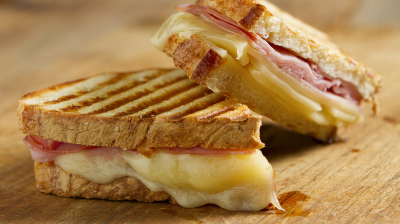 Ham and cheese panini 