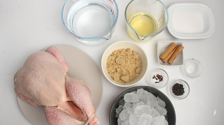 apple spice chicken brine ingredients 