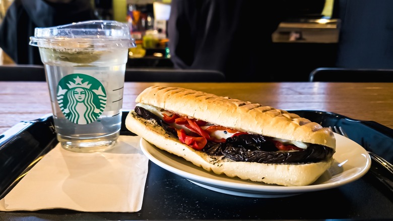 Starbucks vegetarian sandwich