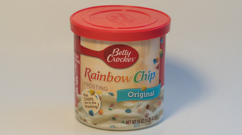 Betty Crocker rainbow chip frosting