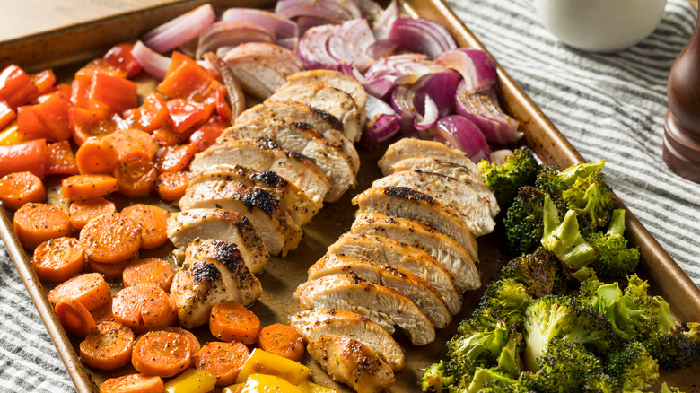 Sheet pan dinner