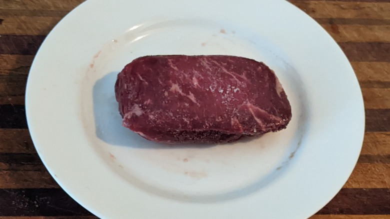 ButcherBox top sirloin raw salted