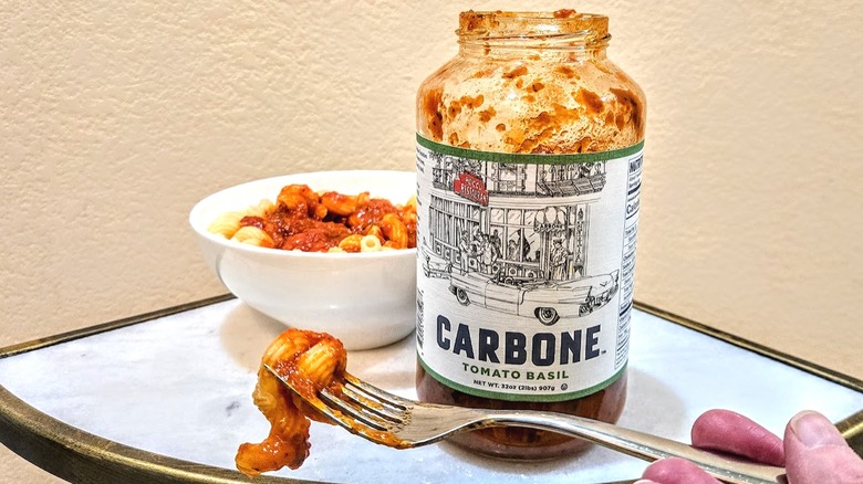 Carbone Tomato Basil sauce and pasta