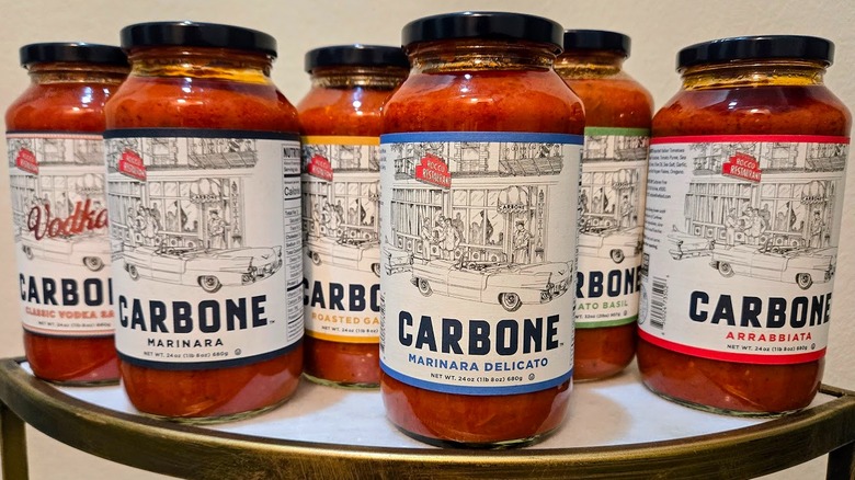 Group of Carbone pasta sauces