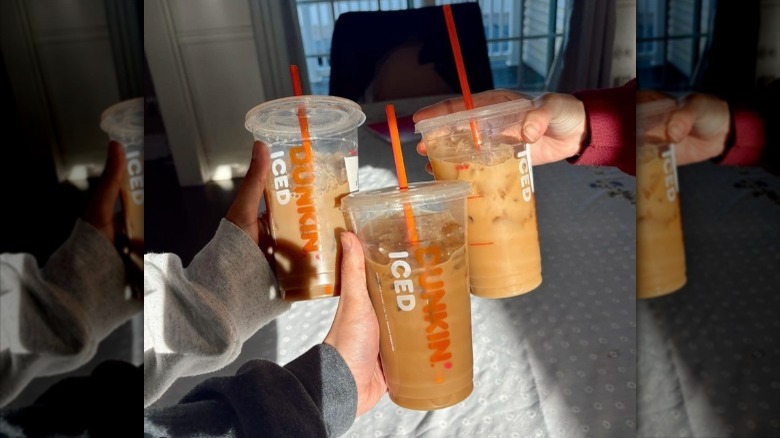 Dunkin iced drinks