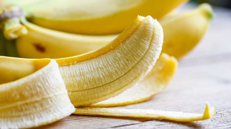 peeled Cavendish banana