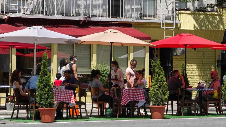 pandemic outdoor seating