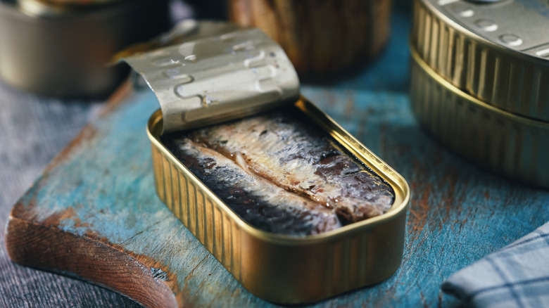 Tinned sardines